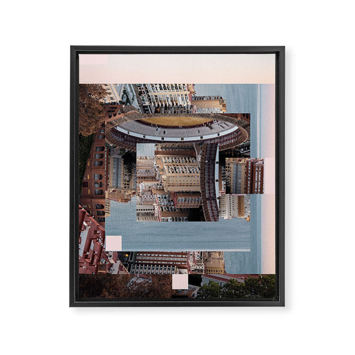 Quadratur 244 Framed Canvas Print Gallery Image 1