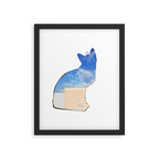 Rene and the empty cat Framed Art Print Gallery Image 6