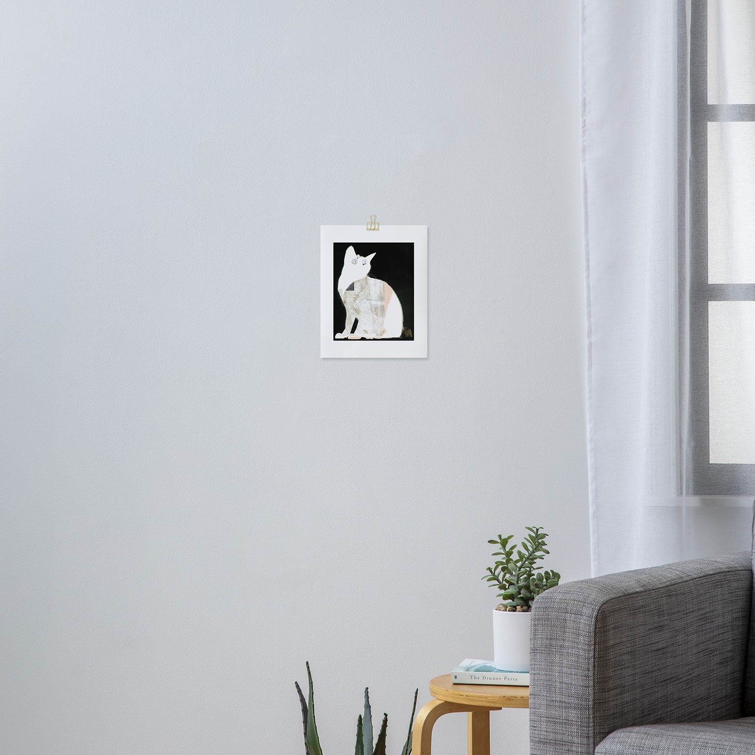 satelit cat app Art Print Gallery Image 3