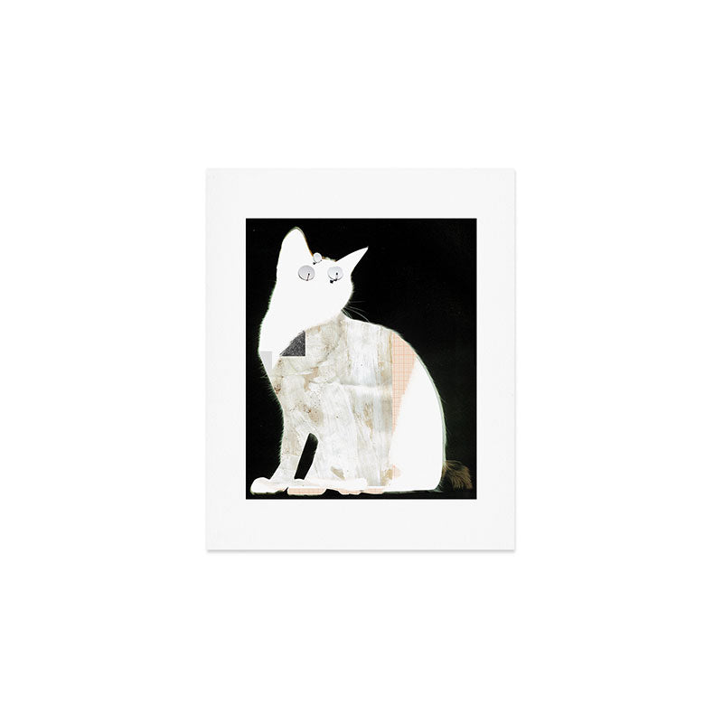 satelit cat app Art Print Gallery Image 1