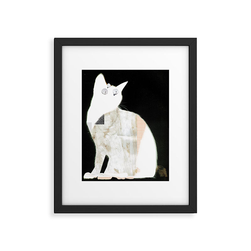 satelit cat app Framed Art Print Gallery Image 5