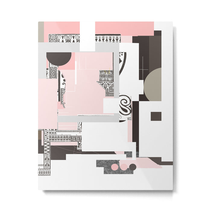 the abstract daydream · pink Metal Print Gallery Image 1