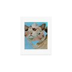 the depressive cat am abend bekommt den blues Art Print Gallery Image 1