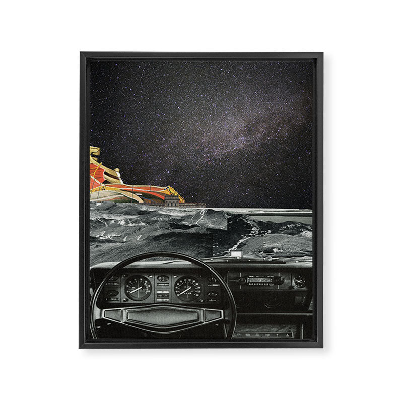 the driver Framed Canvas Print Gallery Image 6