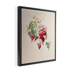 the first plant · aufbluehen Framed Canvas Print Gallery Image 2
