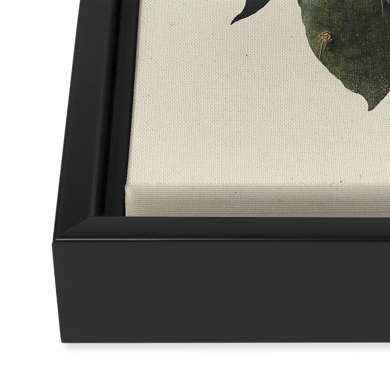 the first plant · e3 Framed Canvas Print Gallery Image 3