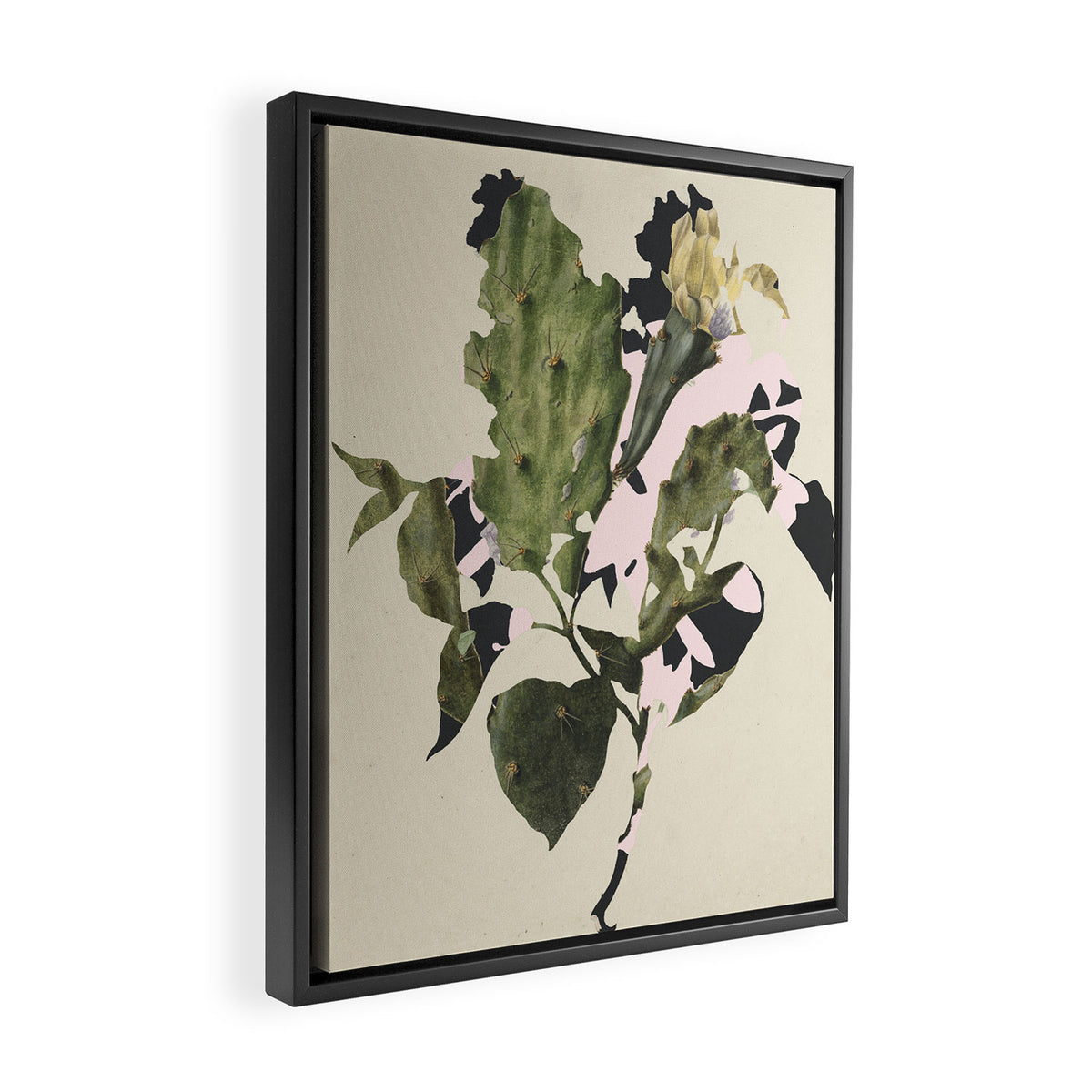 the first plant · e3 Framed Canvas Print Gallery Image 2