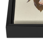 the first plant · g2 Framed Canvas Print Gallery Image 3