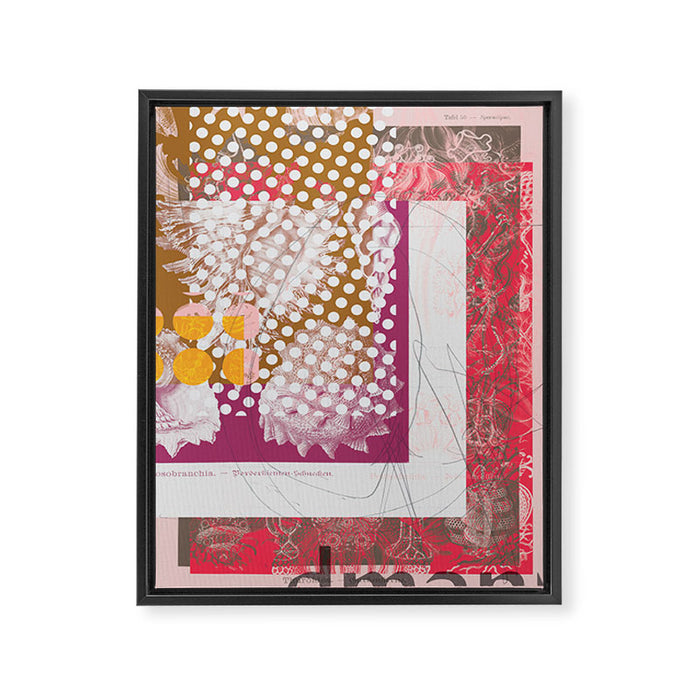 the first plant · grey edition tuesday Framed Canvas Print Gallery Image 1