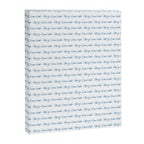 Blue Happy Hanukkah Hand Lettered Canvas Print Gallery Image 6