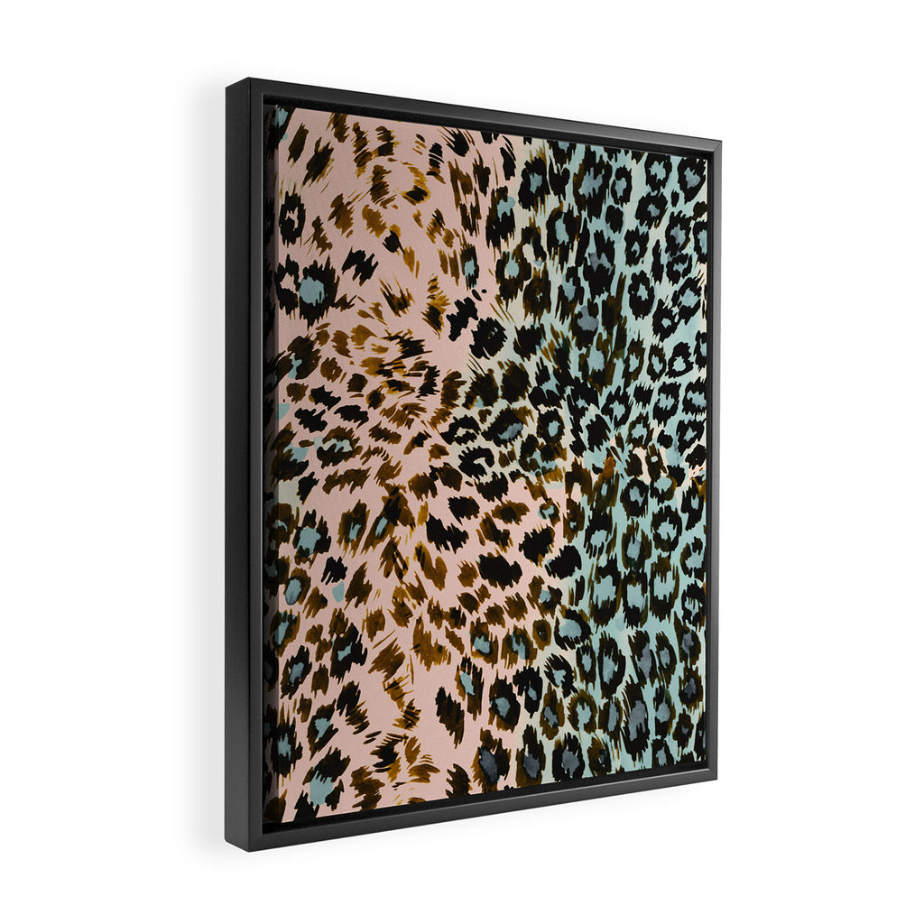 Abstract Animal Skin Framed Canvas Print Gallery Image 2