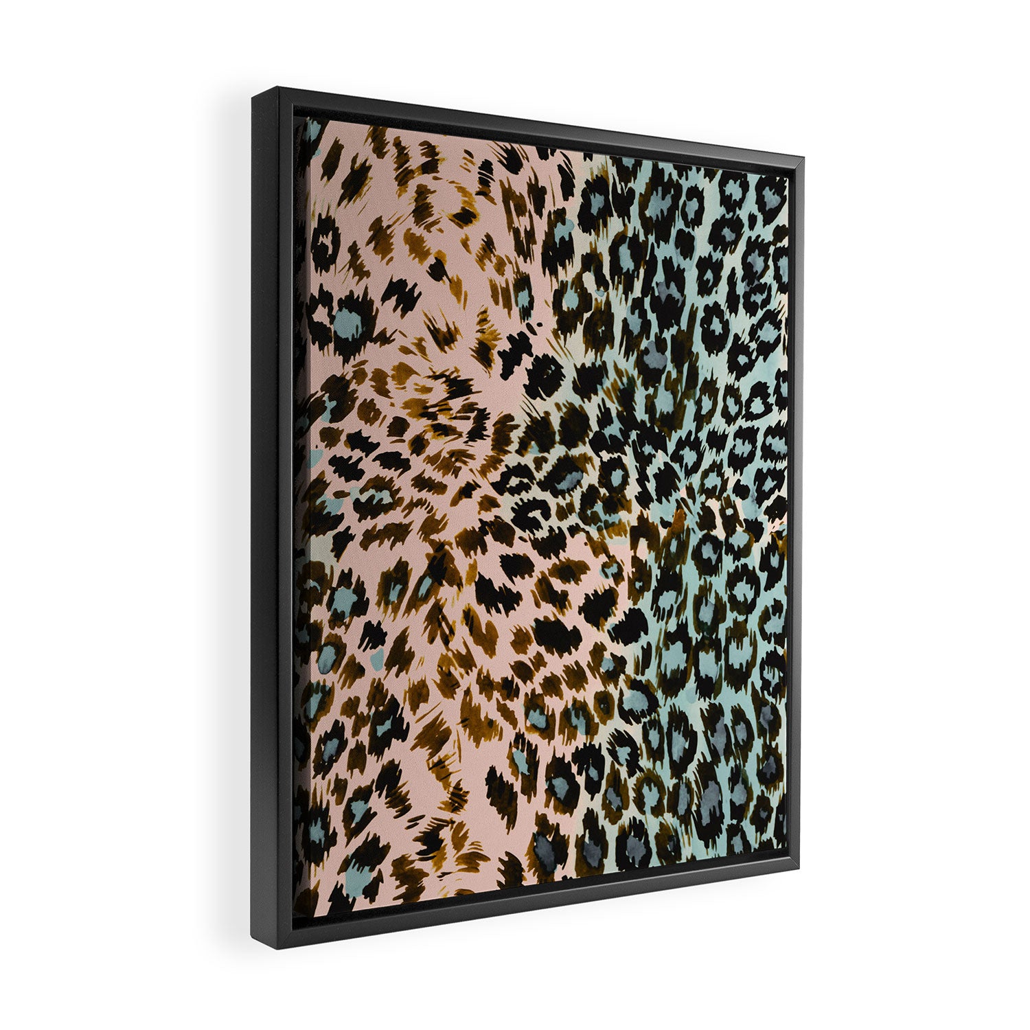 Abstract Animal Skin Framed Canvas Print Gallery Image 2