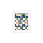Abstract Block Mosaic R Art Print Gallery Image 1