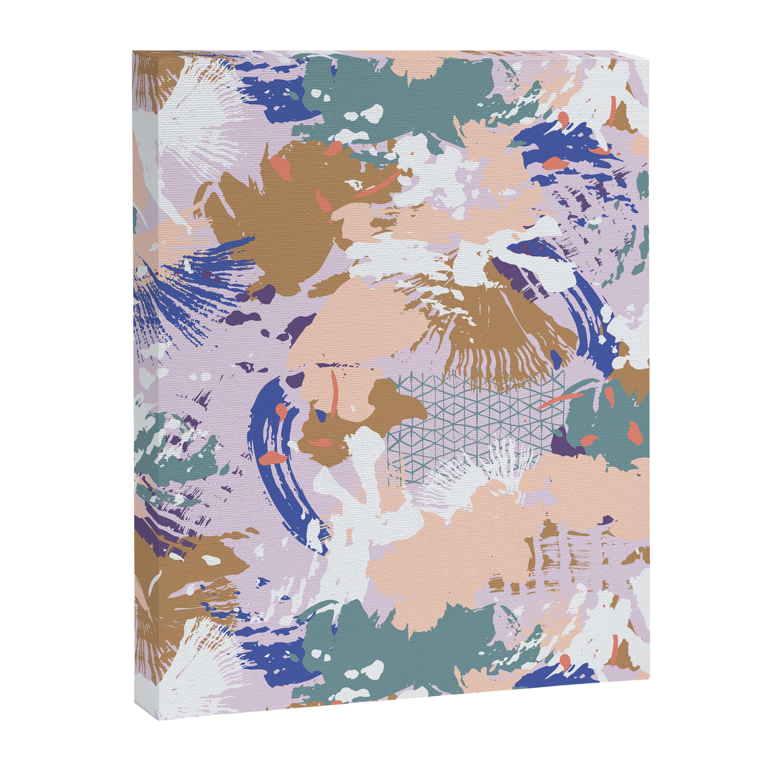Abstract brush stroke madness Canvas Print Gallery Image 8