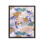 Abstract brush stroke madness Framed Canvas Print Gallery Image 8