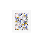 Abstract brush strokes splashes Art Print Gallery Image 1