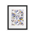 Abstract brush strokes splashes Framed Art Print Gallery Image 6