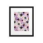 Abstract flowered paint modern Framed Art Print Gallery Image 6
