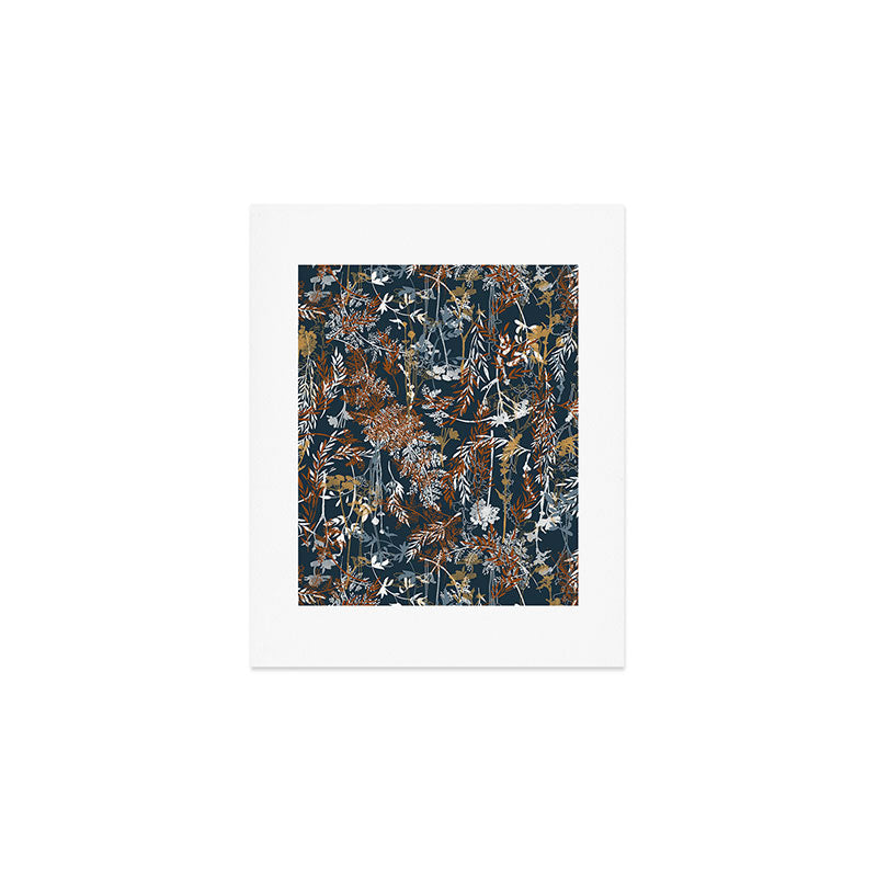 Abstract Forest Night A Art Print Gallery Image 1
