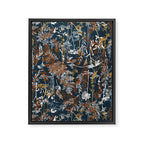 Abstract Forest Night A Framed Canvas Print Gallery Image 8