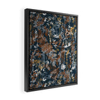 Abstract Forest Night A Framed Canvas Print Gallery Image 2