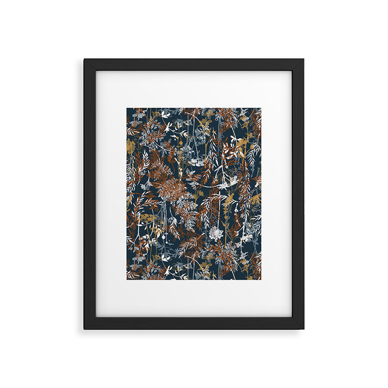 Abstract Forest Night A Framed Art Print Gallery Image 6