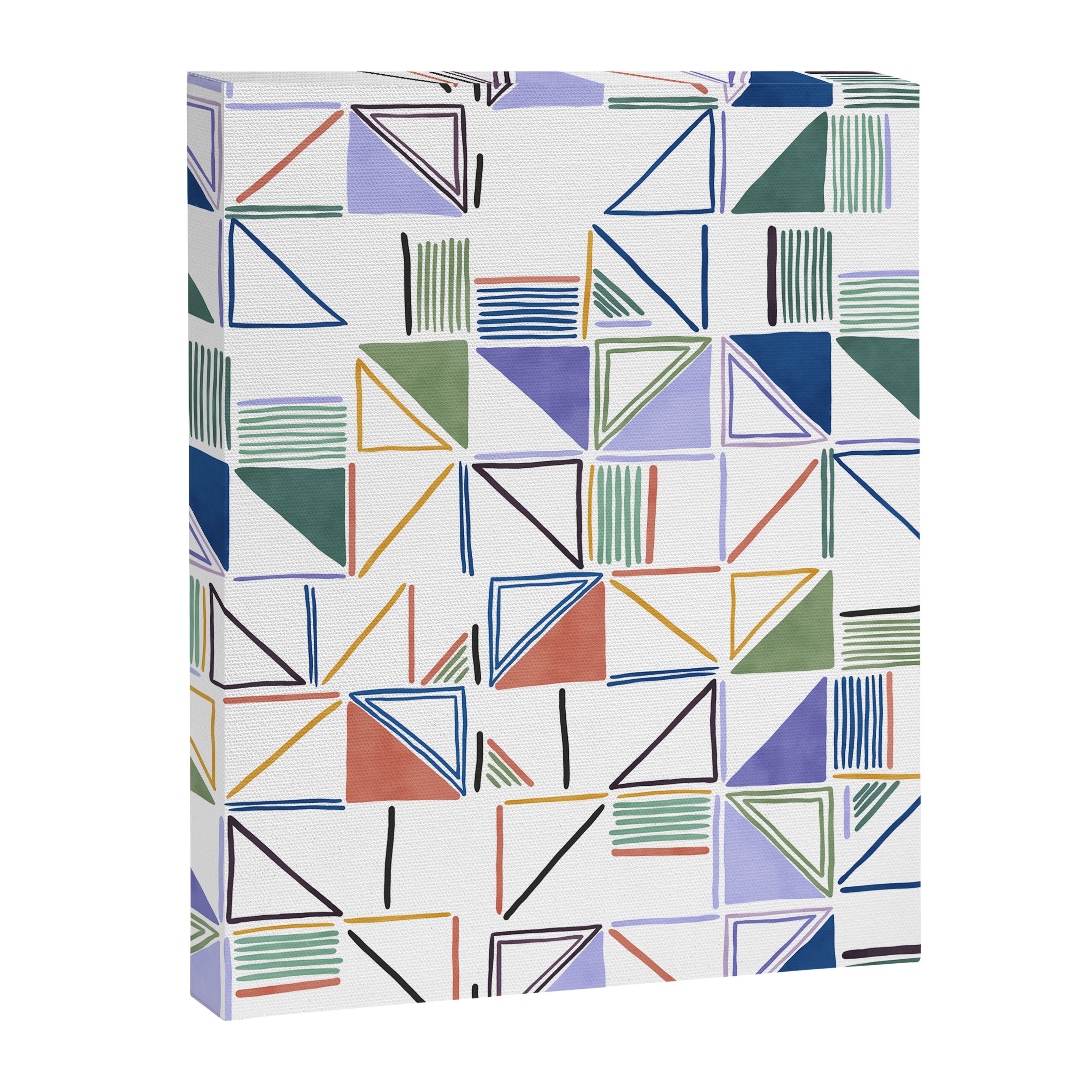 Abstract forms of lines 77G Canvas Print Gallery Image 8