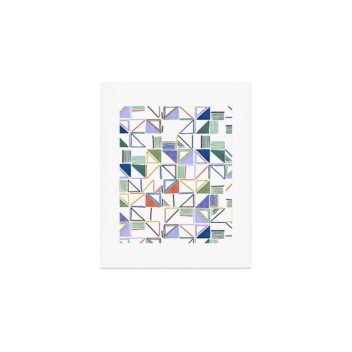 Abstract forms of lines 77G Art Print Gallery Image 1