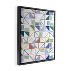 Abstract forms of lines 77G Framed Canvas Print Gallery Image 2