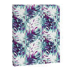 Abstract leaf monstera violet Canvas Print Gallery Image 8