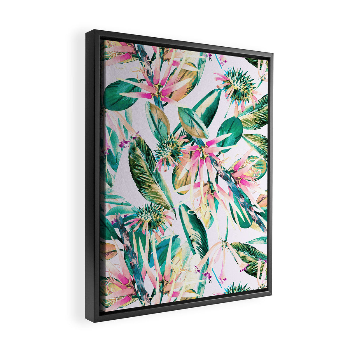 Abstract of exotic nature I Framed Canvas Print Gallery Image 2