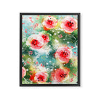 Abstract painting nature and geometric Framed Canvas Print Gallery Image 8