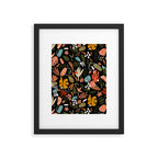 Abstract shapes of dark modern nature Framed Art Print Gallery Image 6
