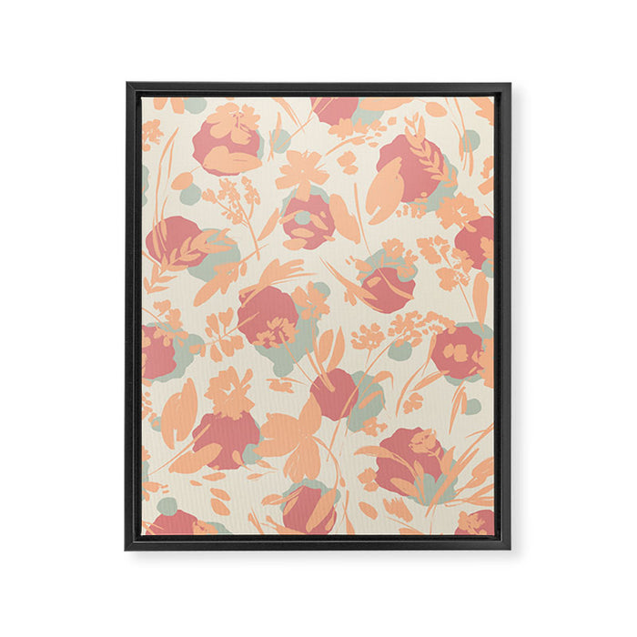 Abstract wild garden 2SM Framed Canvas Print Gallery Image 1