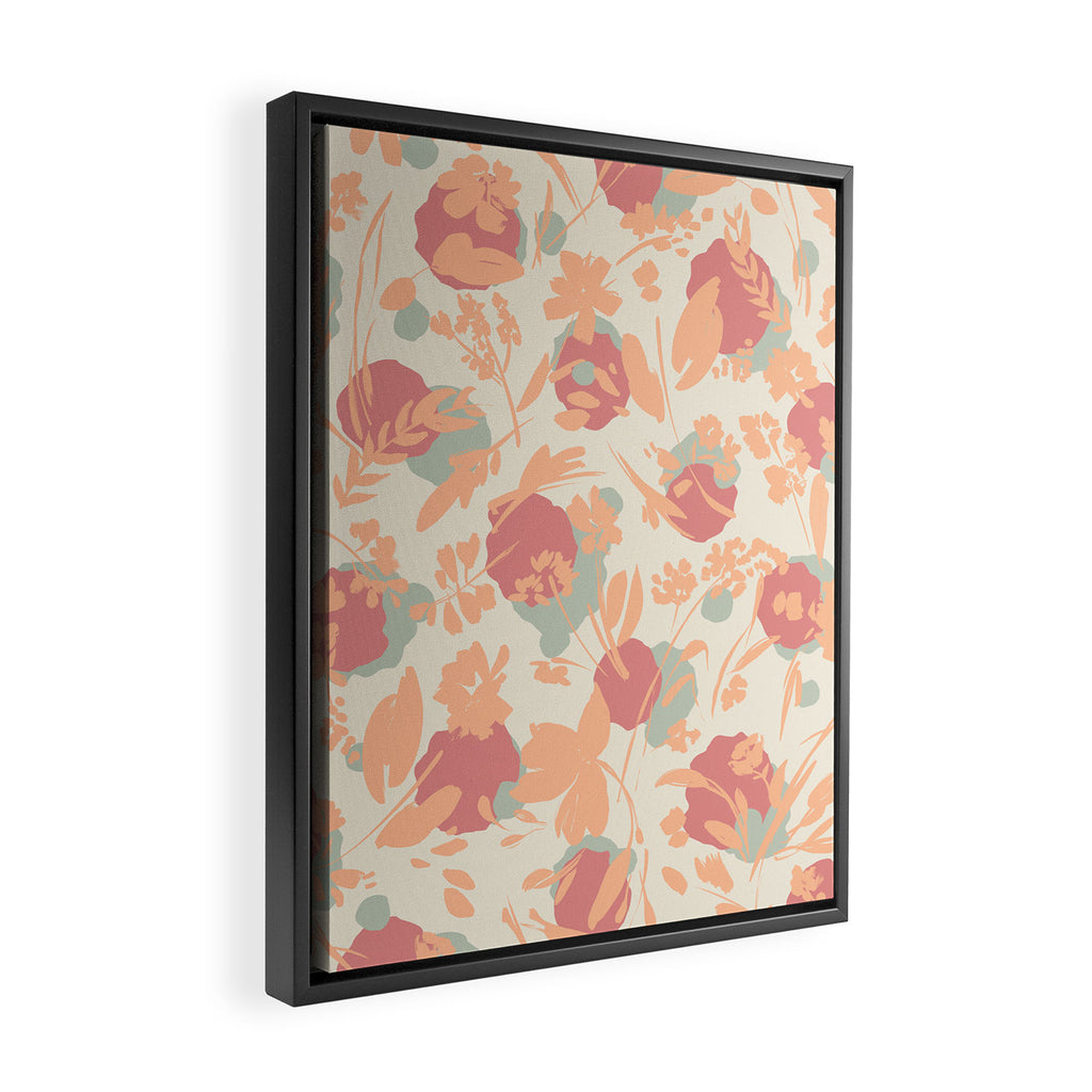Abstract wild garden 2SM Framed Canvas Print Gallery Image 2