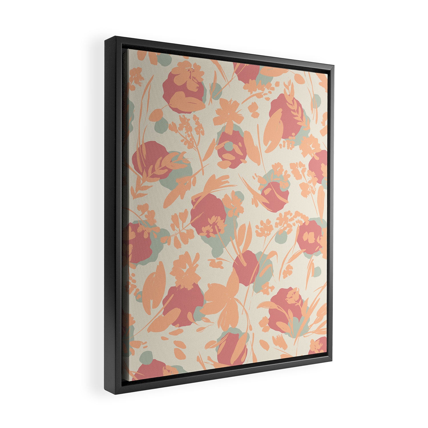 Abstract wild garden 2SM Framed Canvas Print Gallery Image 2