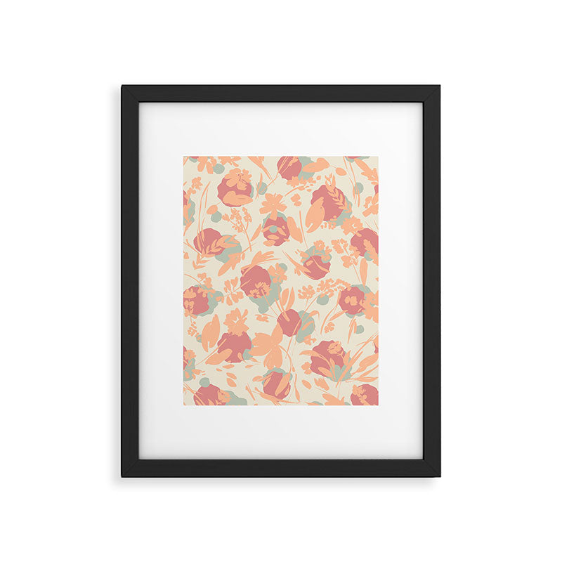 Abstract wild garden 2SM Framed Art Print Gallery Image 6