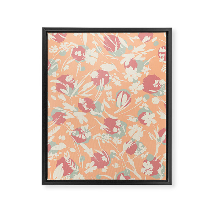 Abstract wild garden SM Framed Canvas Print Gallery Image 1
