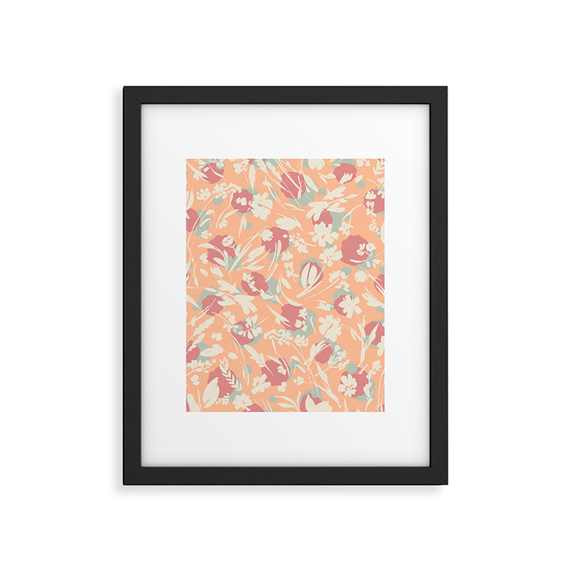 Abstract wild garden SM Framed Art Print Gallery Image 6