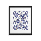 Abstract women between shapes II Framed Art Print Gallery Image 6
