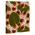 African leaves and flowers Canvas Print Gallery Image 3