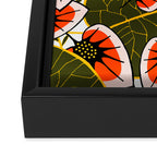 African leaves and flowers Framed Canvas Print Gallery Image 3