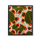 African leaves and flowers Framed Canvas Print Gallery Image 8