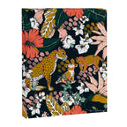 Animal print dark jungle Canvas Print Gallery Image 8