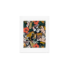 Animal print dark jungle Art Print Gallery Image 1