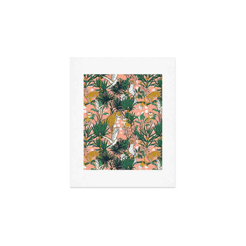ANIMALS IN THE RAINFOREST I Art Print Gallery Image 1