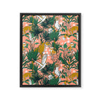 ANIMALS IN THE RAINFOREST I Framed Canvas Print Gallery Image 8