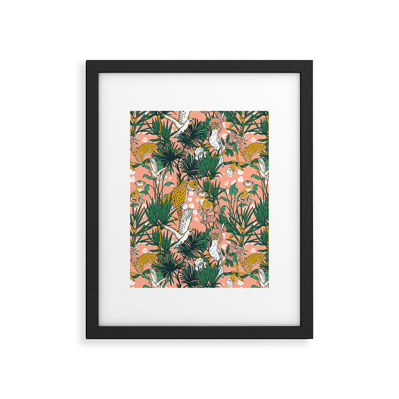 ANIMALS IN THE RAINFOREST I Framed Art Print Gallery Image 6