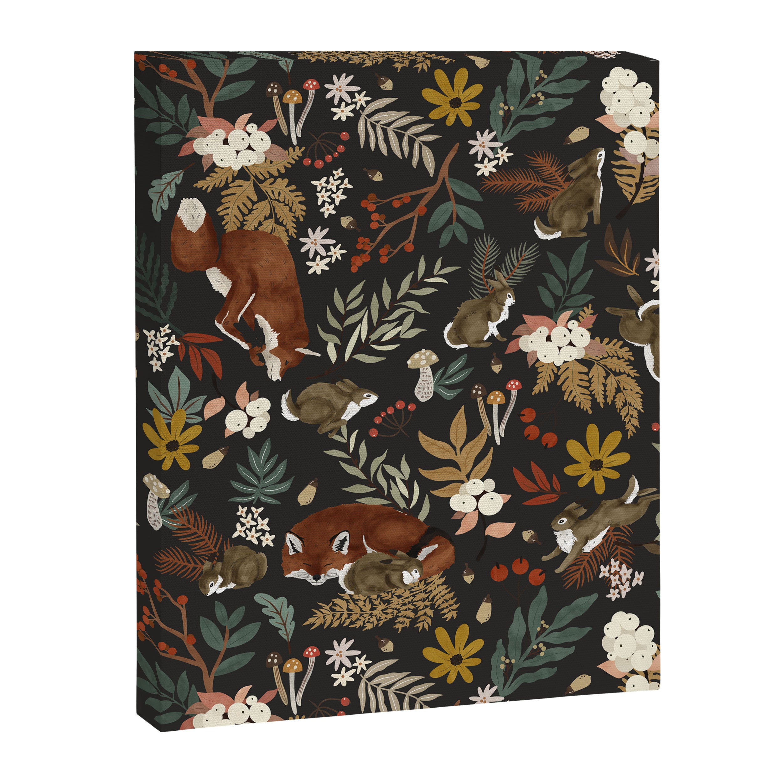 Animals winter wild nature 63B Canvas Print Gallery Image 8