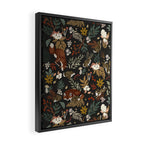 Animals winter wild nature 63B Framed Canvas Print Gallery Image 2